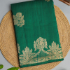 Fancy Matka Silk Bottle Green Saree