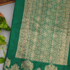 Fancy Matka Silk Bottle Green Saree