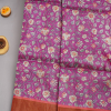 ts-102 Fancy Tussar Magenta Saree