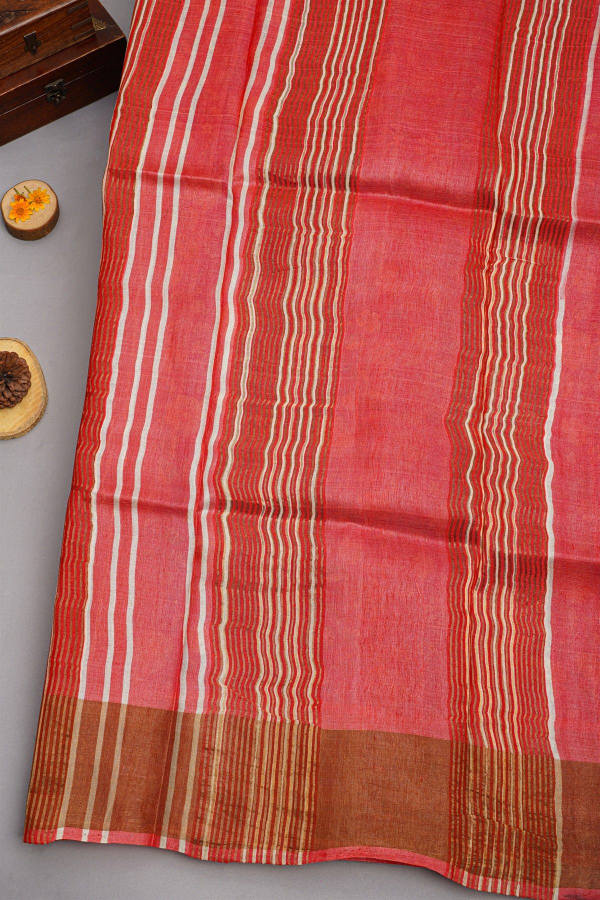 ts-103 Fancy Tussar Magenta Saree