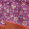 ts-104 Fancy Tussar Magenta Saree