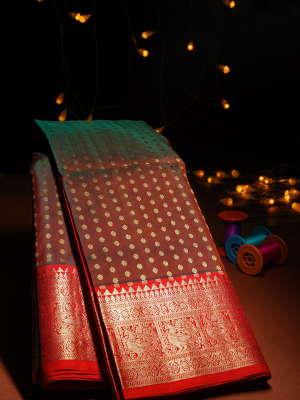 Venkatagiri Silk Dual Colour Saree