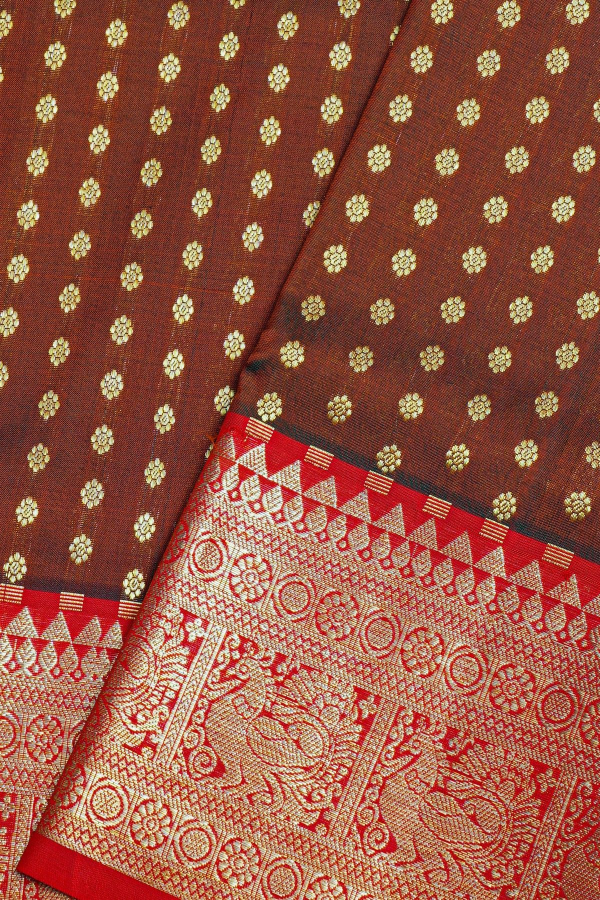 Venkatagiri Silk Dual Colour Saree