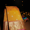 Venkatagiri Silk Mustard Saree